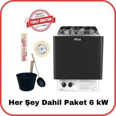 Misa Sauna Sobası Her Şey Dahil Paket 6 kW