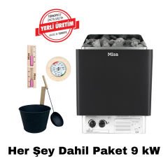 Misa Sauna Stove All Inclusive Package 9 kW