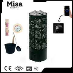 Misa Oval Sauna Sobası Her Şey Dahil Paket 9 kW