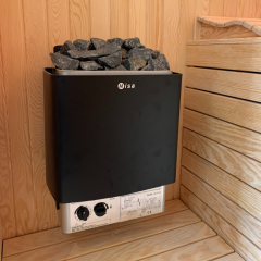 Misa Sauna Stove 9 kW All Inclusive Package with Digital Control Panel