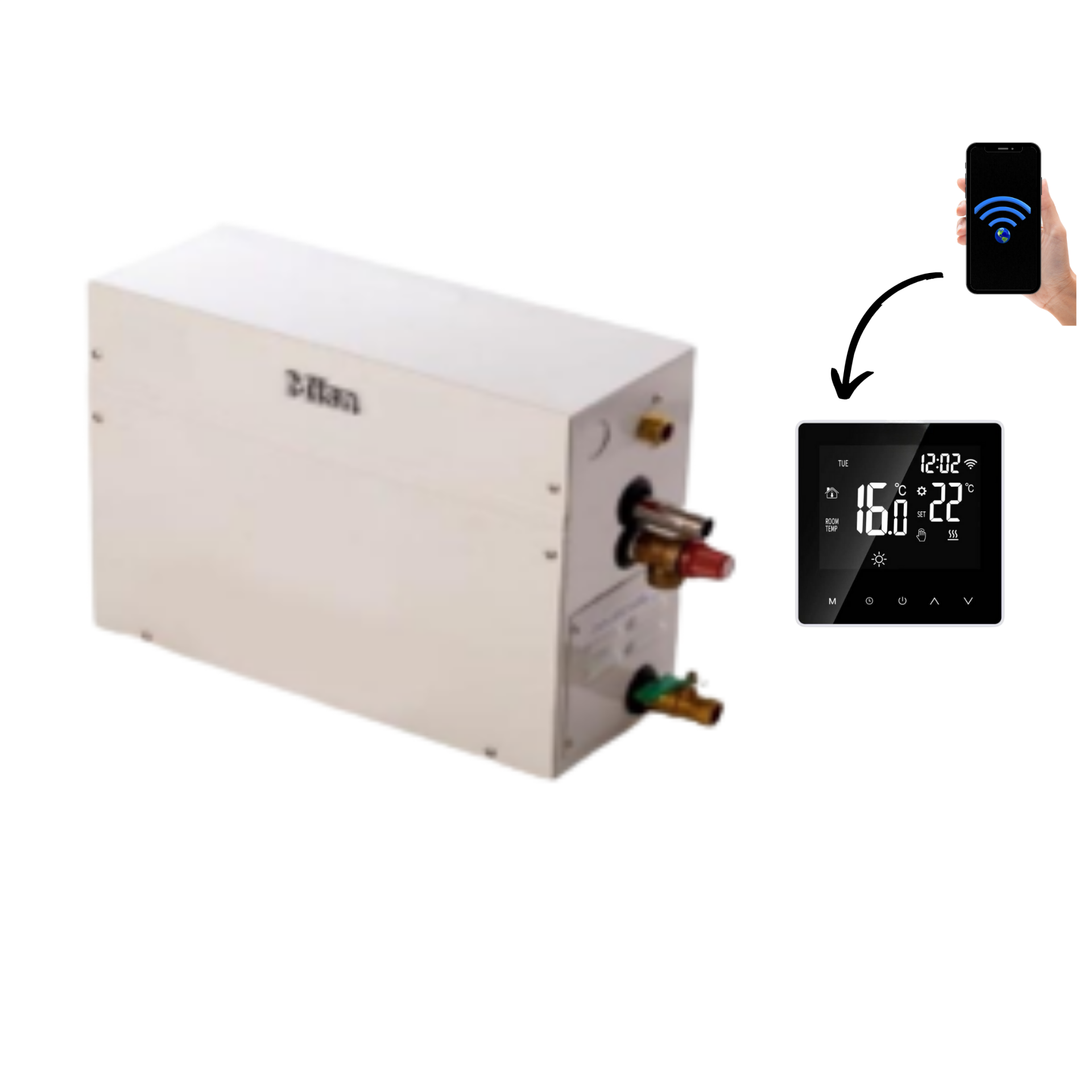 Misa Ev Tipi Buhar Odası jeneratörü 4.5 kW