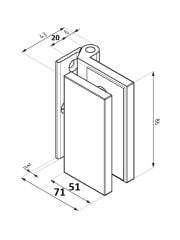 Sauna Cam Kapı Menteşe