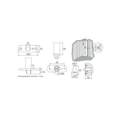 Sauna Cam Kapı Roller Kilit