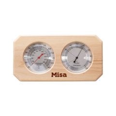 Ahşap Termometre-Higrometre