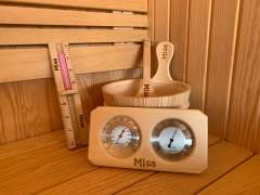 Набор деревянных аксессуаров для сауны