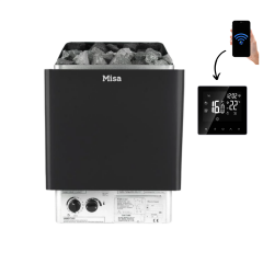 Misa Sauna Sobası  6 kW Dijital Wifi Kontrol Panelli