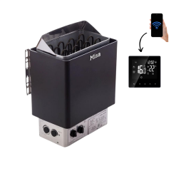 Misa Sauna Sobası  9 kW Dijital Wifi Kontrol Panelli