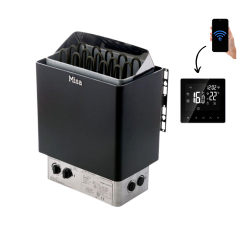 Misa Sauna Sobası  9 kW Dijital Wifi Kontrol Panelli