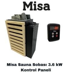 Misa Sauna Stove 3.6 kW Control Panel