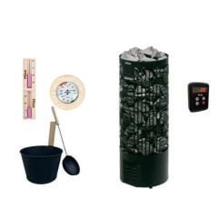 Misa Oval Sauna Sobası Her Şey Dahil Paket 6.6 kW