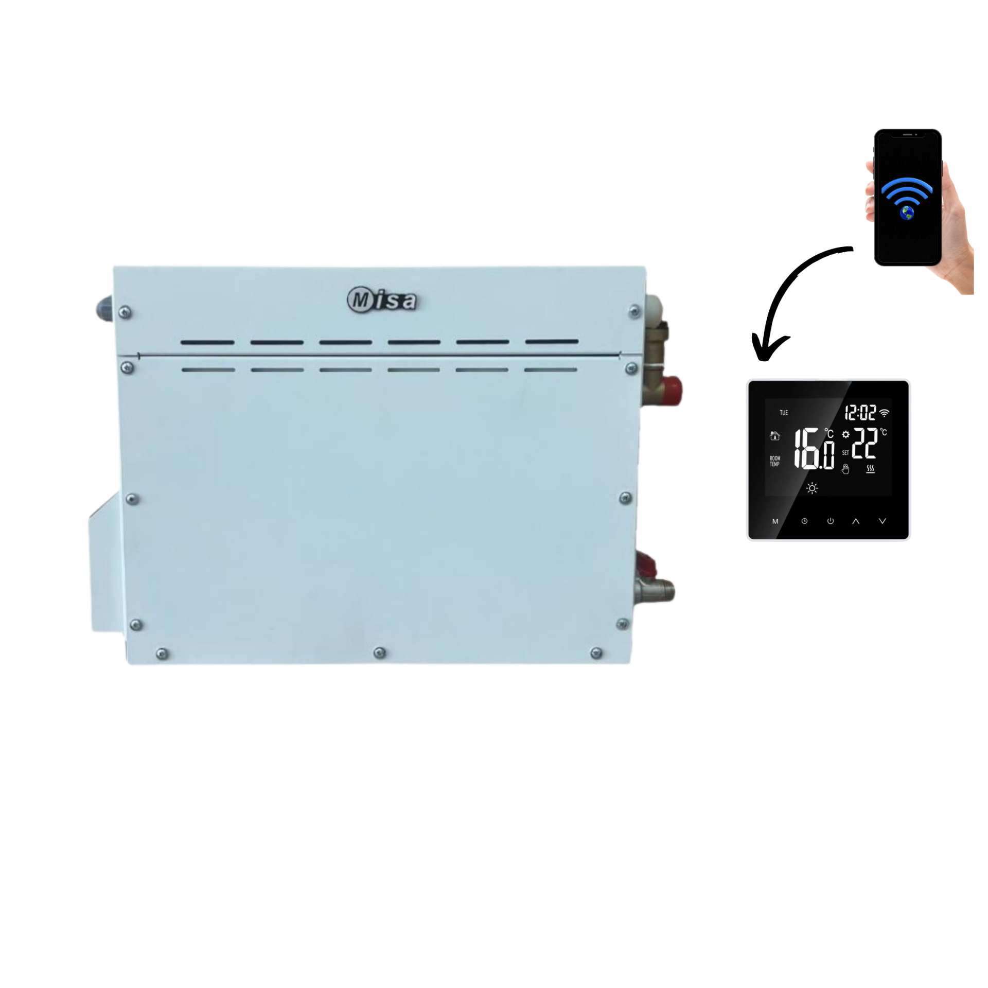 Misa Ev Tipi Buhar Odası jeneratörü 4.5 kW