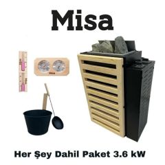 Misa Sauna Sobası Her Şey Dahil Paket 4,5 kW