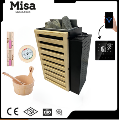 Misa Sauna Sobası Her Şey Dahil Paket 3,6 kW Dijital Wifi Kontrol Panelli